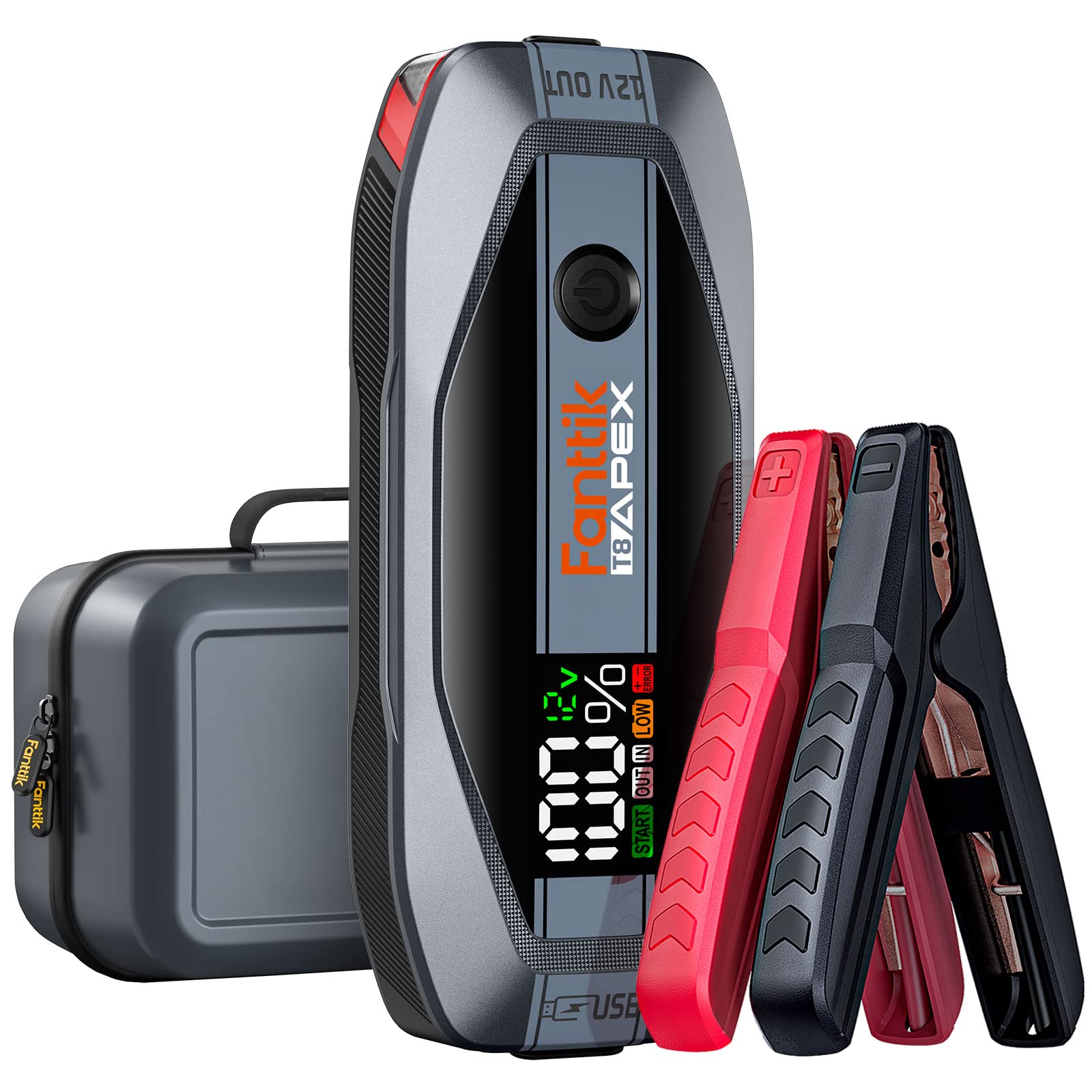 Fanttik T8 APEX 4-in-1 jump starter and 150 PSI compressor hardware